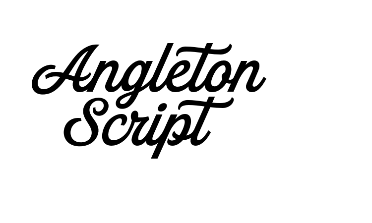Angleton Script font