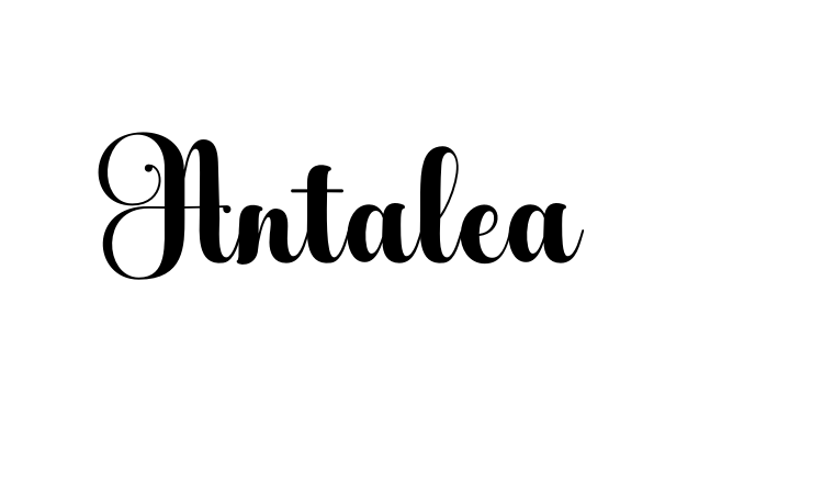 Antalea font