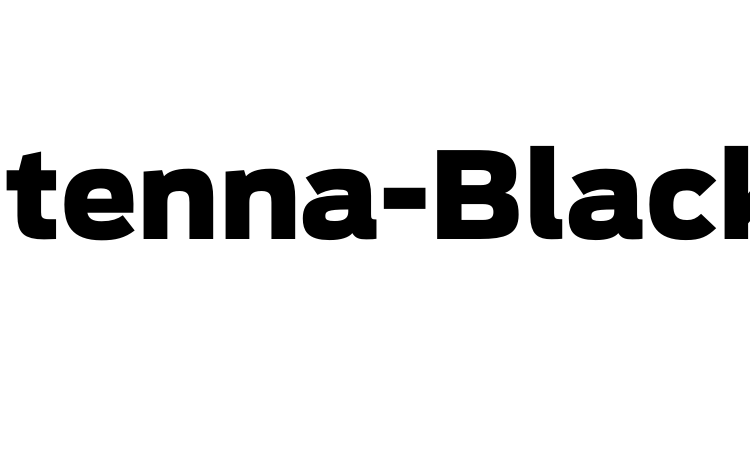 Antenna-Black font