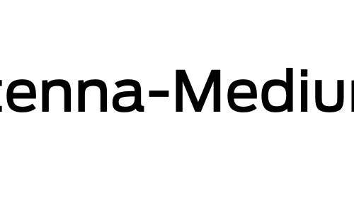 Antenna-Medium font