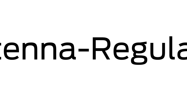 Antenna-Regular font