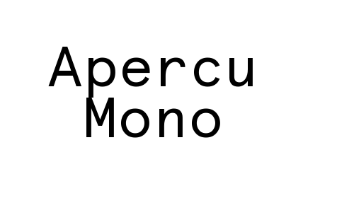 Download Apercu Mono font