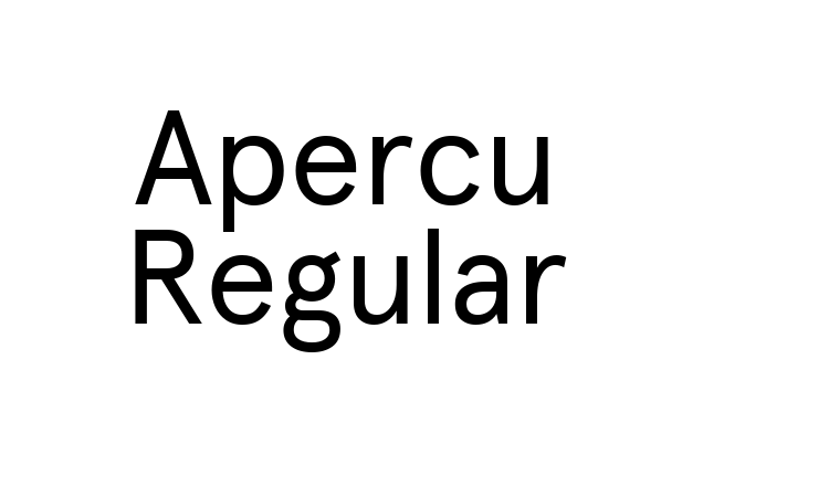 Apercu Regular font