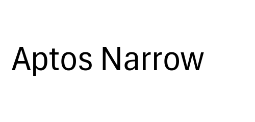Aptos Narrow