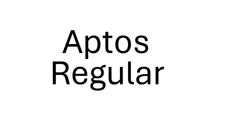 Aptos Regular font download