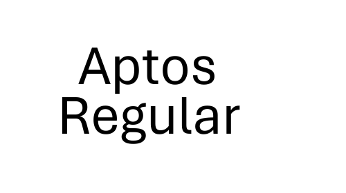 Aptos Regular font download