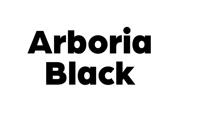 Arboria Black font