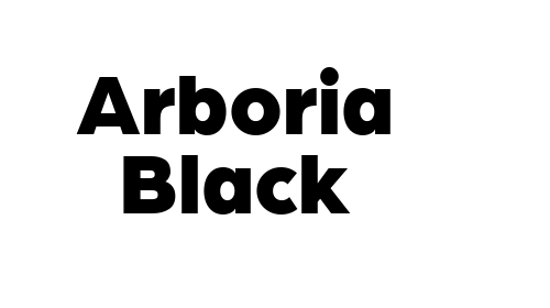 Arboria Black font