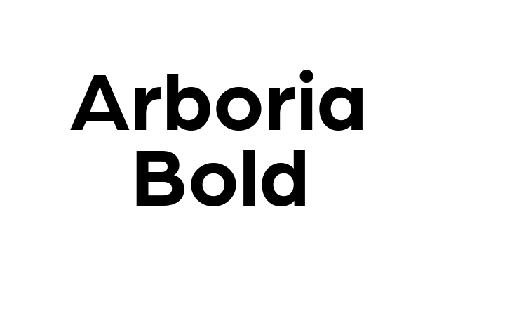 Arboria Bold font