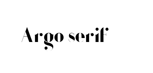 Argo serif