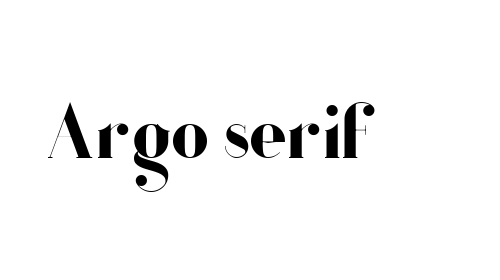 Argo serif font download