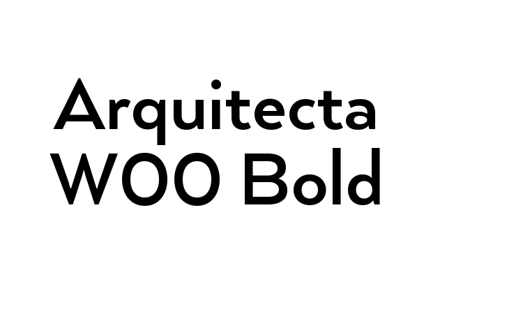 Arquitecta W00 Bold Font