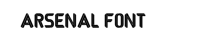 Arsenal Font font download