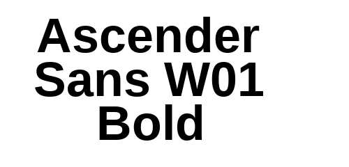 Ascender Sans W01 Bold