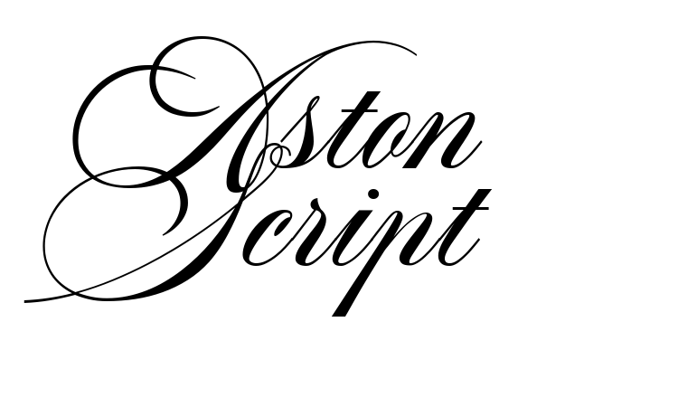 Aston Script Font