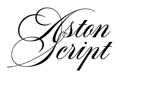 Aston Script font download