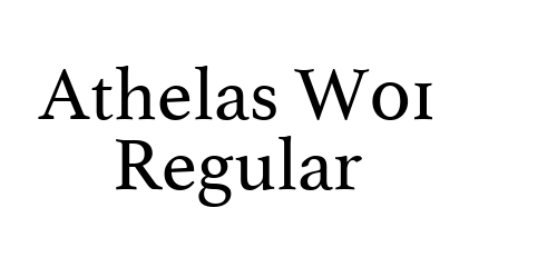 Athelas W01 Regular