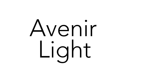 Avenir Light font download