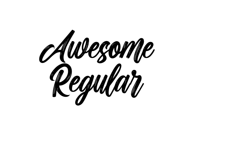 Awesome Regular Font
