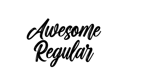 Awesome Regular font download