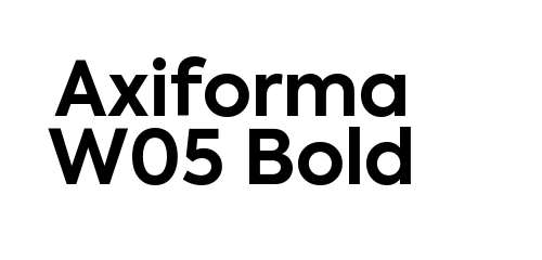 Axiforma W05 Bold
