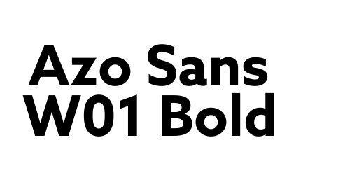 Azo Sans W01 Bold font download