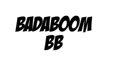Badaboom BB font