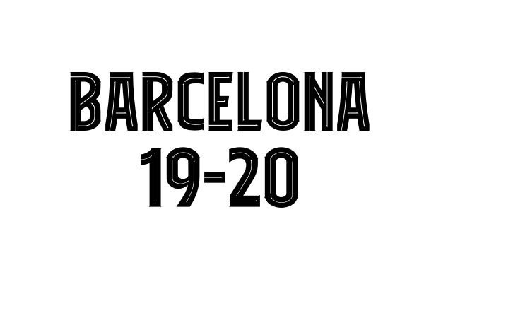 Barcelona 19-20 font
