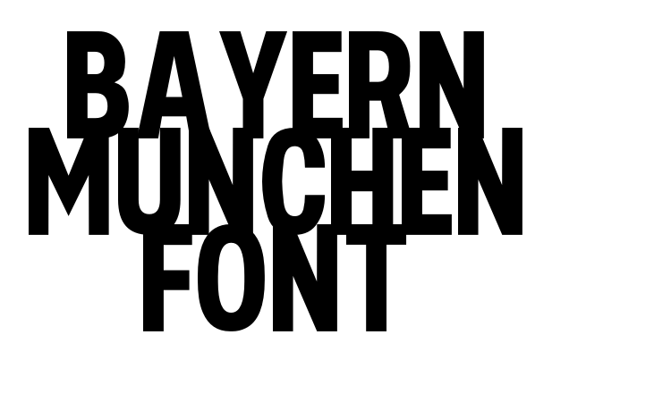 Bayern Munchen Font font