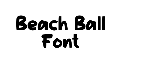 Beach Ball Font