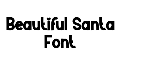 Beautiful Santa Font