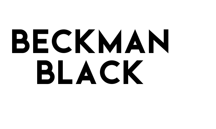 Beckman Black font