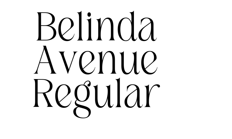Belinda Avenue Regular Font