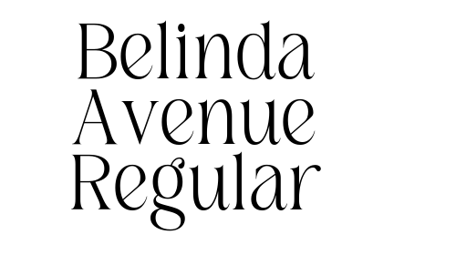 Belinda Avenue Regular font