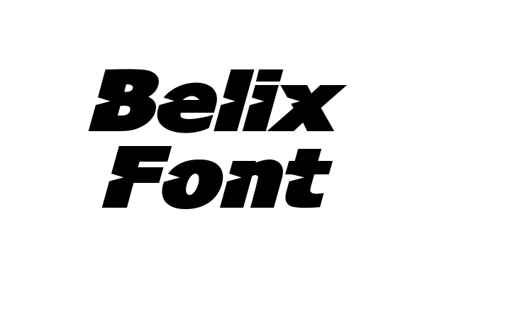 Belix Font font