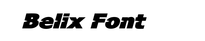 Belix Font font download