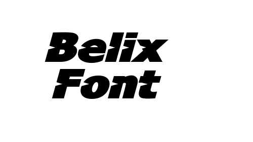 Belix Font font