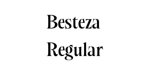 Besteza Regular Font Download