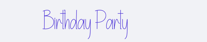 Birthday Party