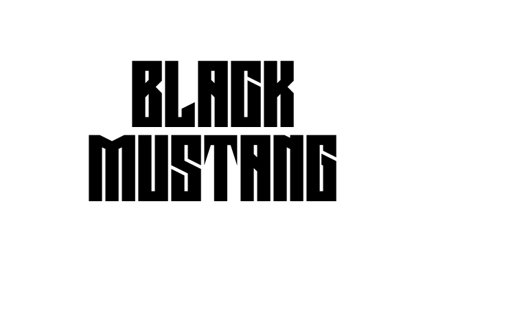 Black Mustang Font