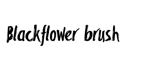 Blackflower brush