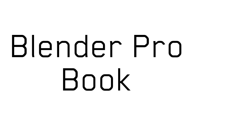 Blender Pro Book Font