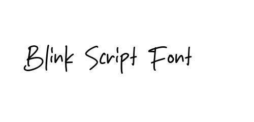 Blink Script Font