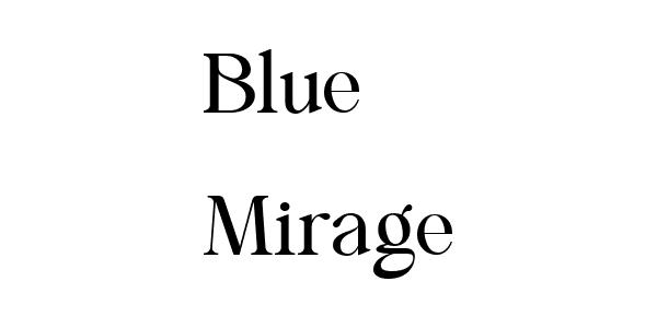 Blue Mirage Font Download