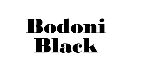 Bodoni Black