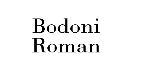 Bodoni Roman