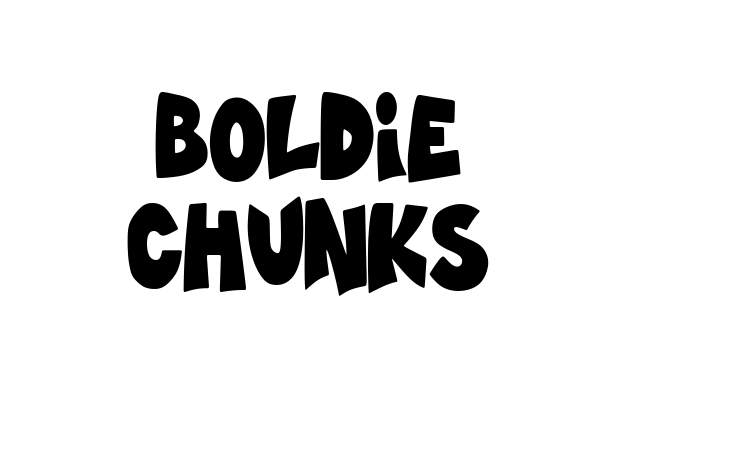 Boldie Chunks Font