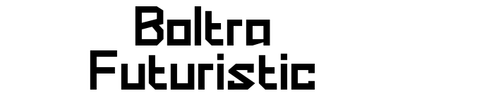 Boltra Futuristic font download