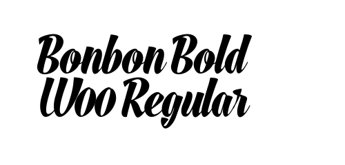 Bonbon Bold W00 Regular