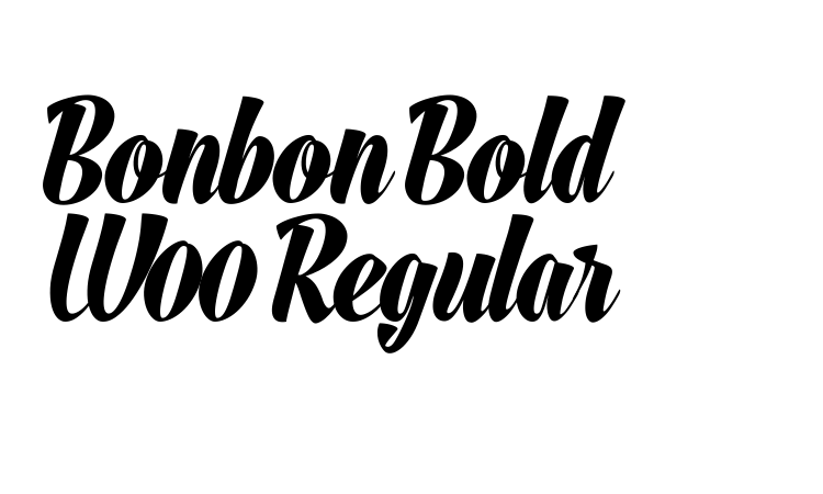 Bonbon Bold W00 Regular Font
